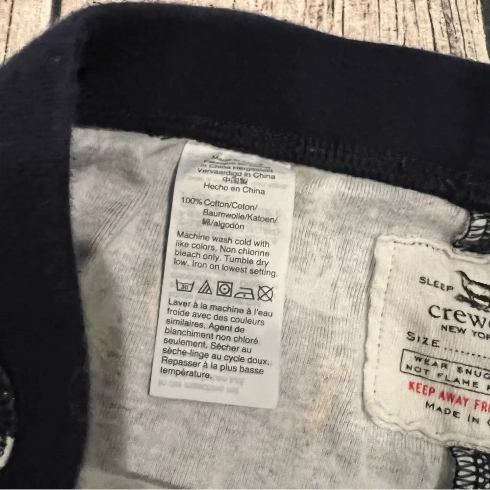 Crewcuts Navy Blue pajamas with unicorns size 12